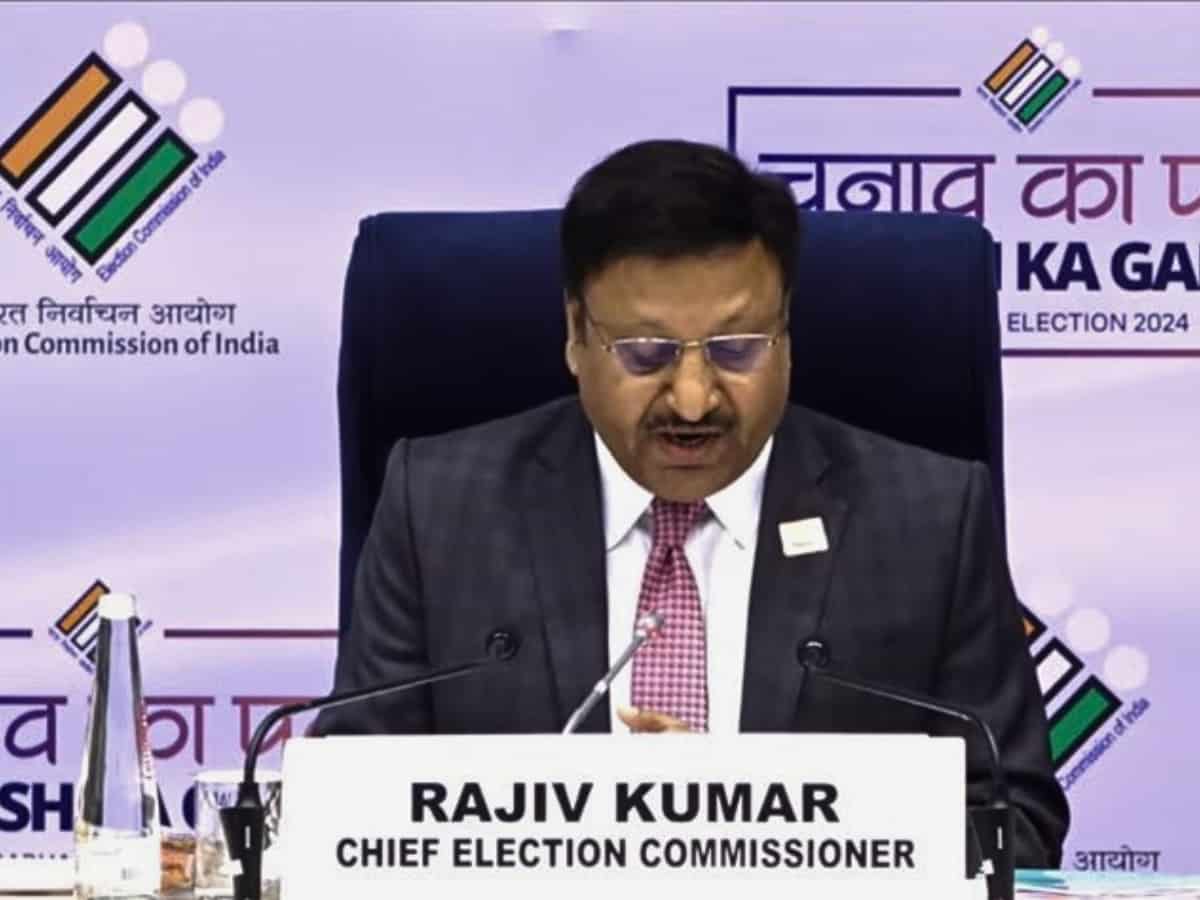 CEC Rajiv Kumar uses poetry to rebut criticism of EVMs