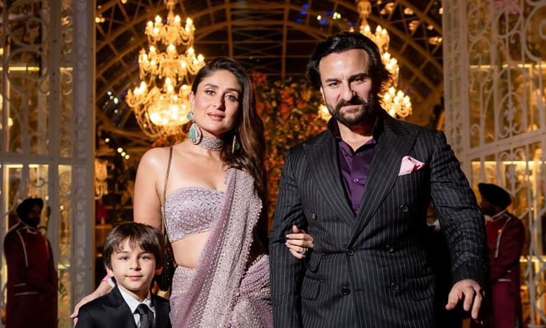 Kareena Kapoor, Saif Ali Khan with Taimur add royal touch at Anant Ambani, Radhika Merchant's pre-wedding celebrations