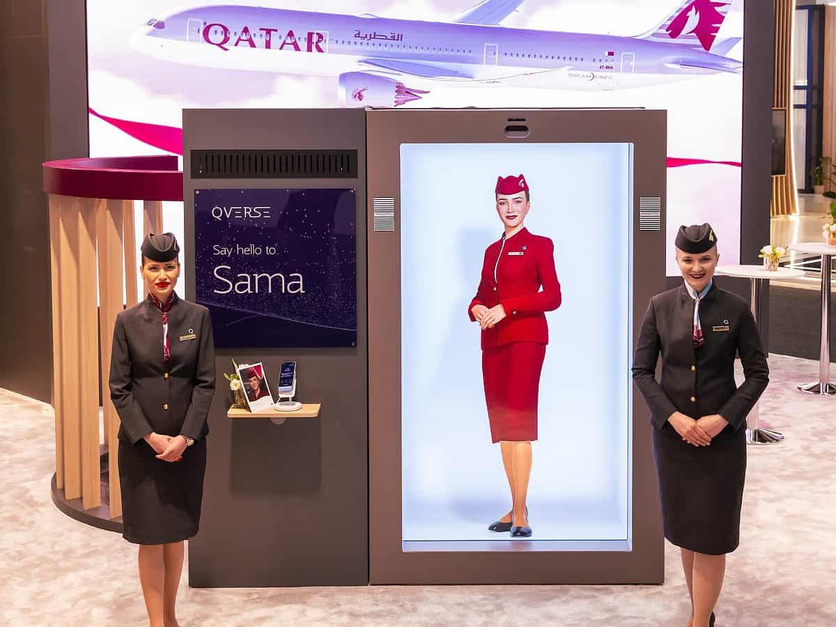 Watch: Meet Sama 2.0, world's first-ever AI digital human cabin crew