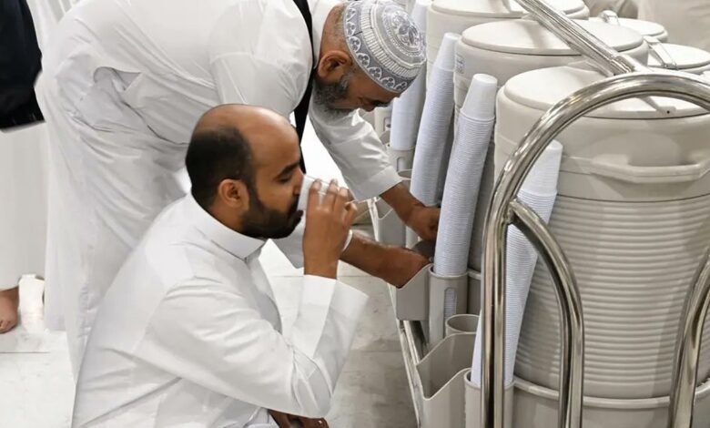 80 samples of Zamzam water checked daily at Prophet’s Mosque