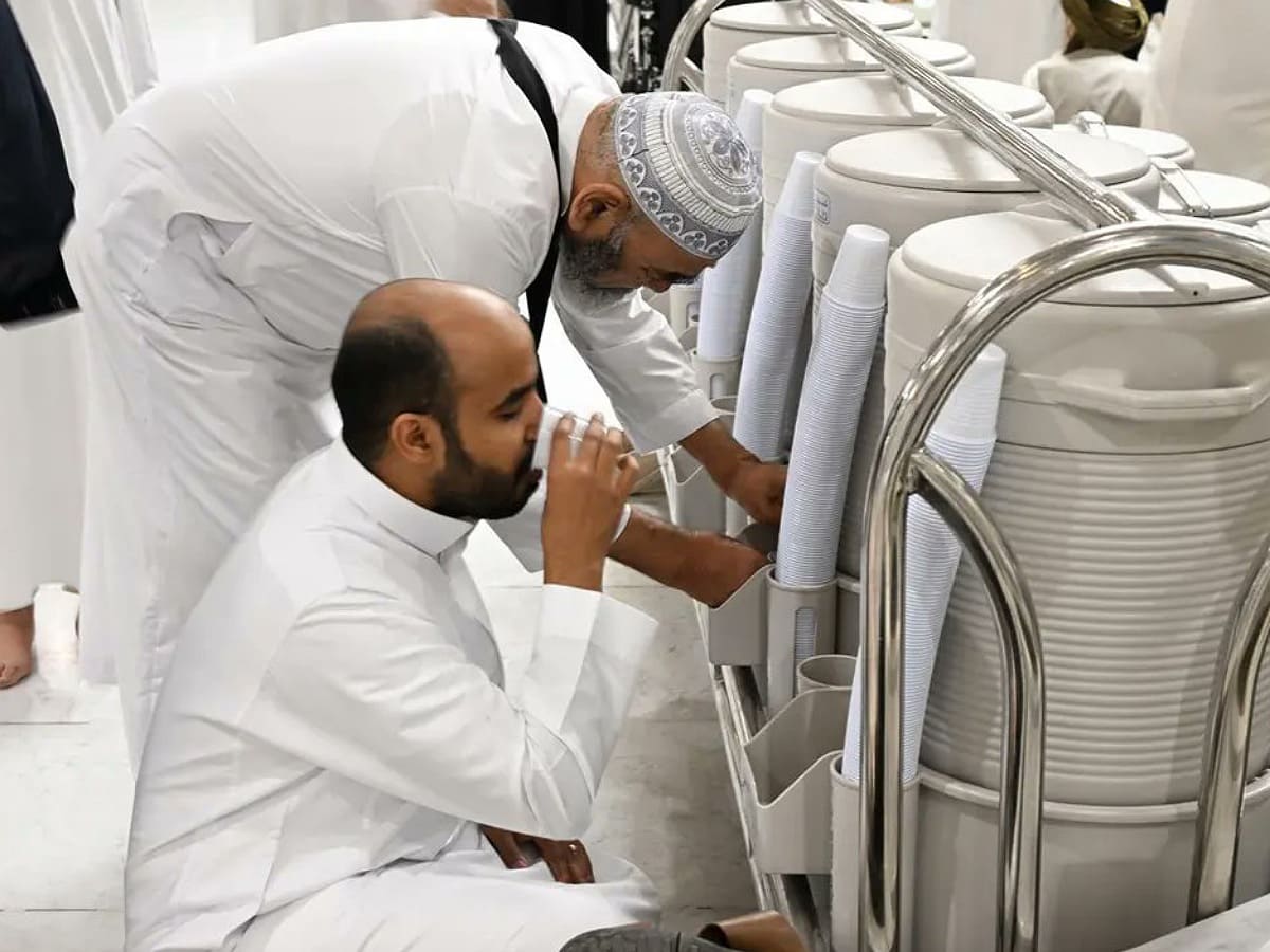 80 samples of Zamzam water checked daily at Prophet’s Mosque