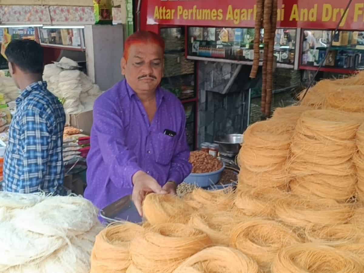 Ahead of Eid-ul-Fitr, Hyderabad shops gear up for Seviyah sales surge