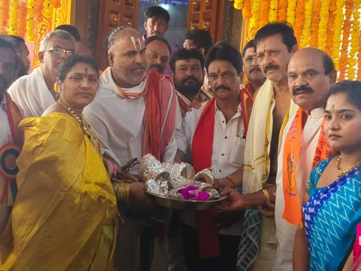 AP: YSRCP leader Shaik Asif inaugurates Ram temple in Vijayawada