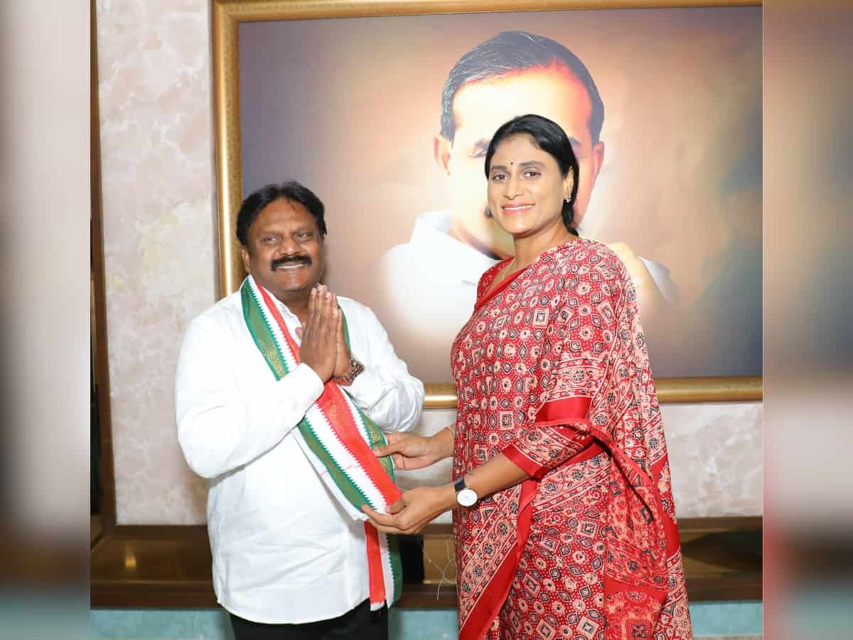 AP: YSRCP MLA Unnamatla Eliza joins Congress