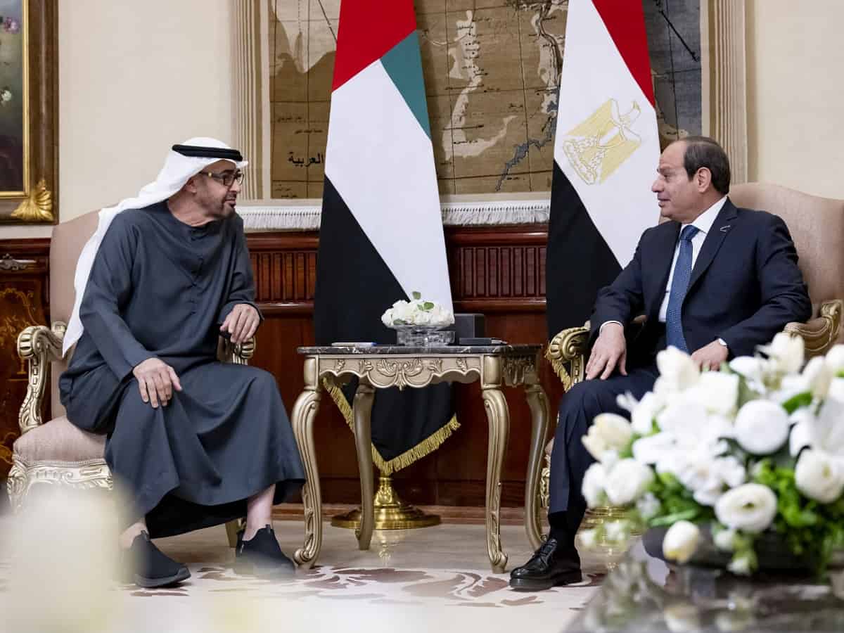 UAE, Egypt Presidents discuss bilateral relations, regional developments