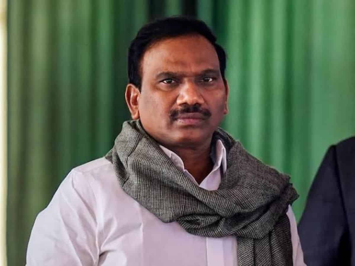 DMK MP A Raja claims 'India not a nation,' BJP demands arrest