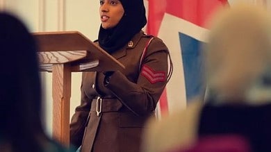 UK's first hijab-clad soldier shares anecdote of struggles