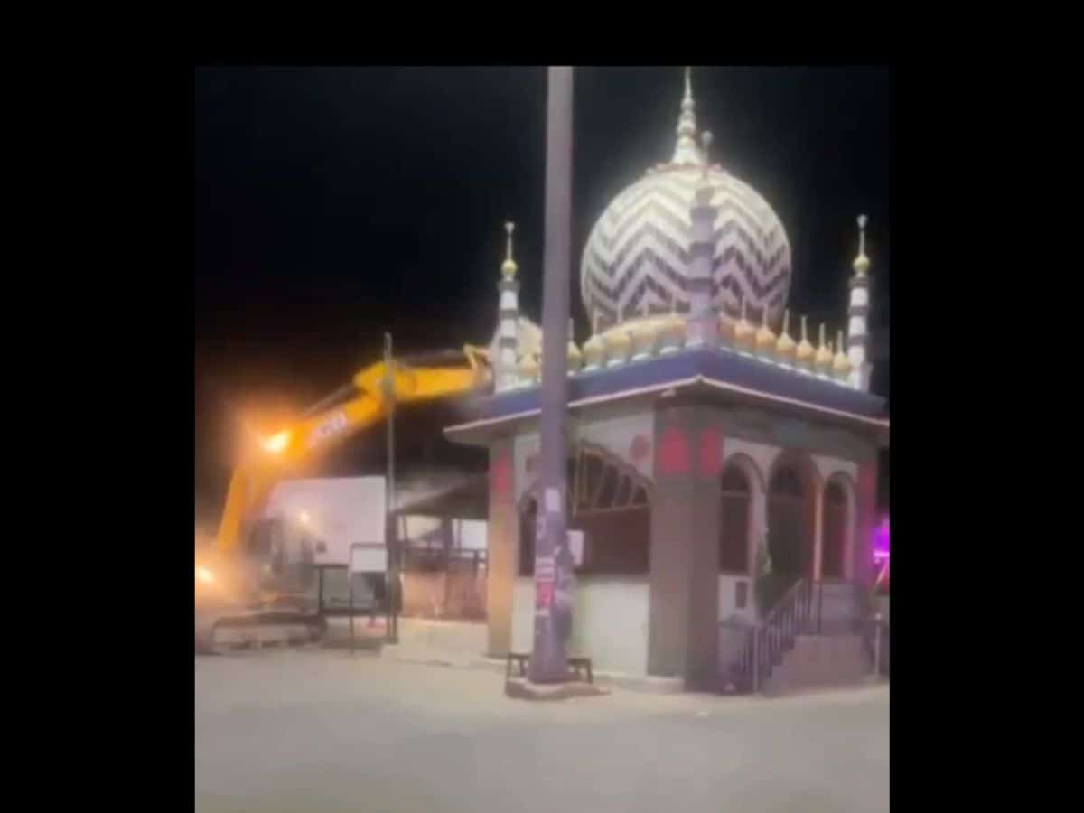 Gujarat: Dargah demolished overnight amid heavy police presence