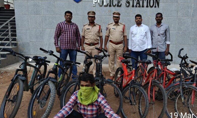 Hyderabad police arrest one for stealing cycles worth Rs 85k