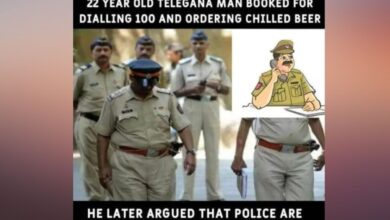 Fake news alert: Viral photo of Telangana man drunk dial police is false