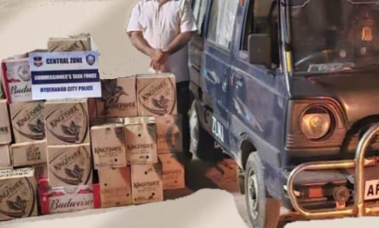 Hyderabad: One arrested for transporting alcohol illegally