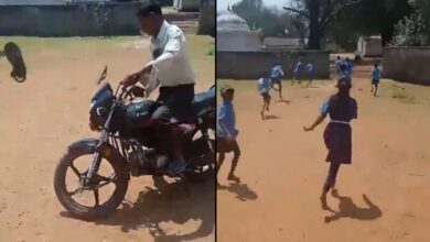 Watch: Chhattisgarh kids chase drunk teacher with slippers