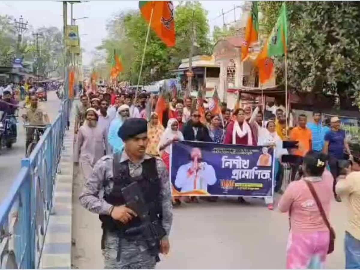 Bengal: BJP echoes Allahu Akbar, Jai Shri Ram together in Cooch Behar