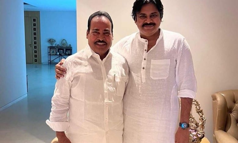 YCP Chittoor MLA Arani Srinivasulu meet Pawan Kalyan