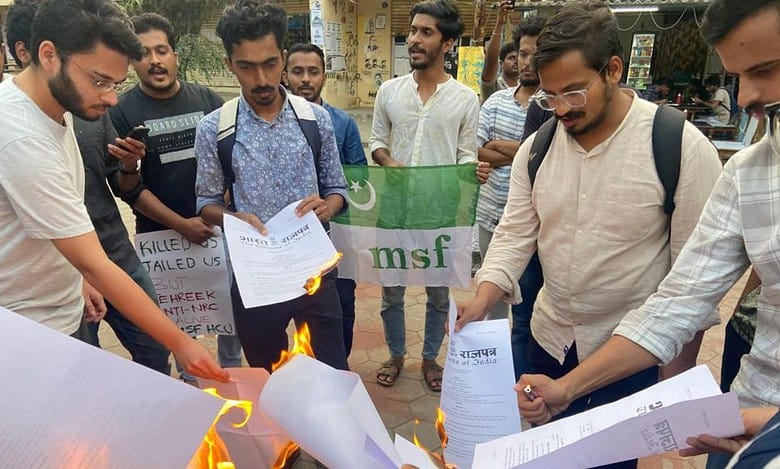 Hyderabad: MANUU students union condemns CAA
