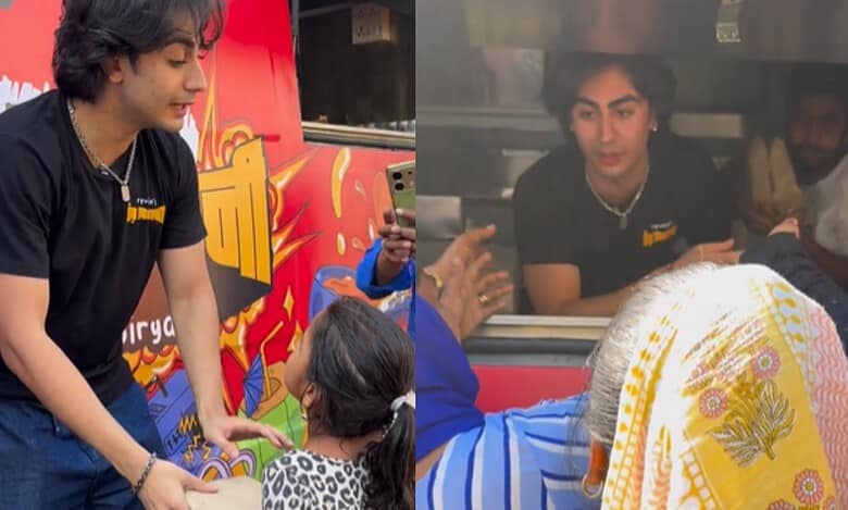 Arbaaz Khan's son Arhaan distributes Biryani on Women's Day