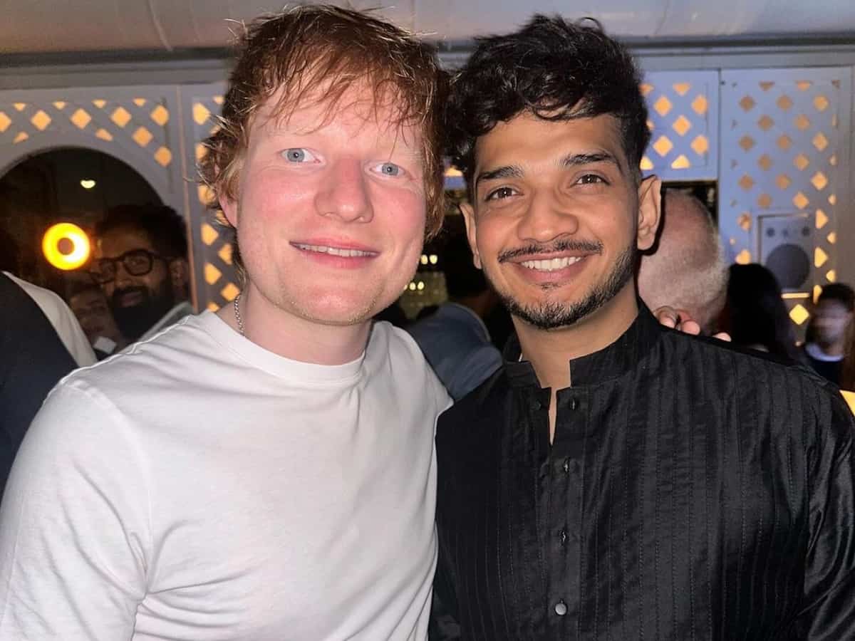 Munawar Faruqui poses with Ed Sheeran in Kurta, Ramzan vibes on!