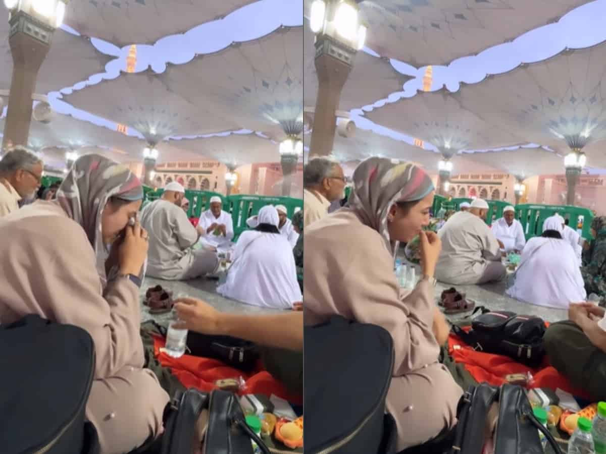 Gauahar Khan breaks down in Madinah, video goes viral