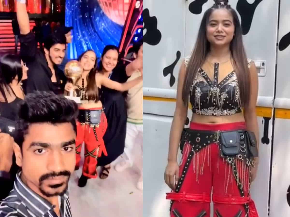 Video of Manisha Rani lifting Jhalak Dikhhla Jaa 11 trophy leaked