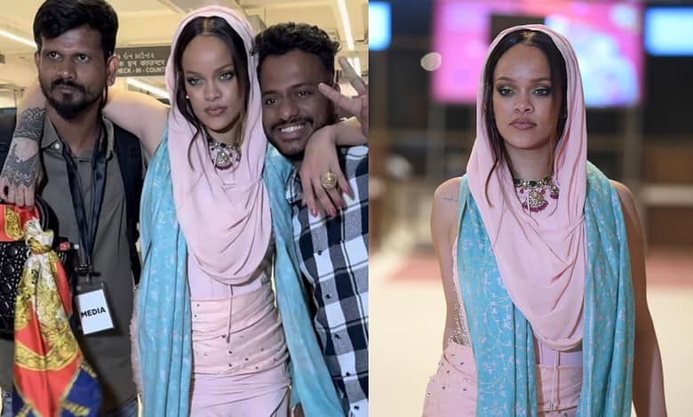 Watch: Rihanna poses with paparazzi at Jamnagar, wins hearts