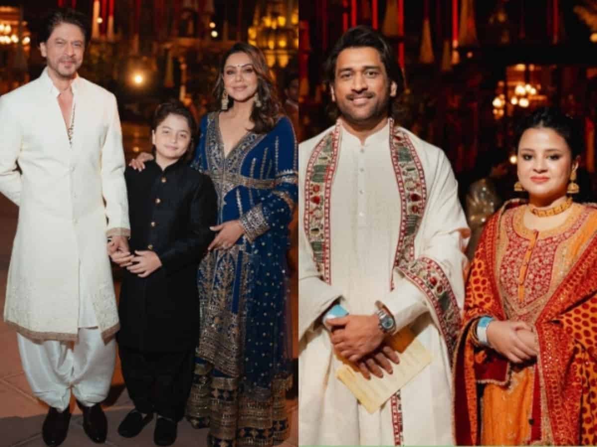 SRK-Gauri to MS Dhoni-Sakshi: Who wore what at Anant-Radhika's pre-wedding festivities Day 3