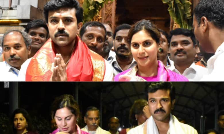 Watch: Ram Charan, Upasana's daughter Klin Kaara's face leaked