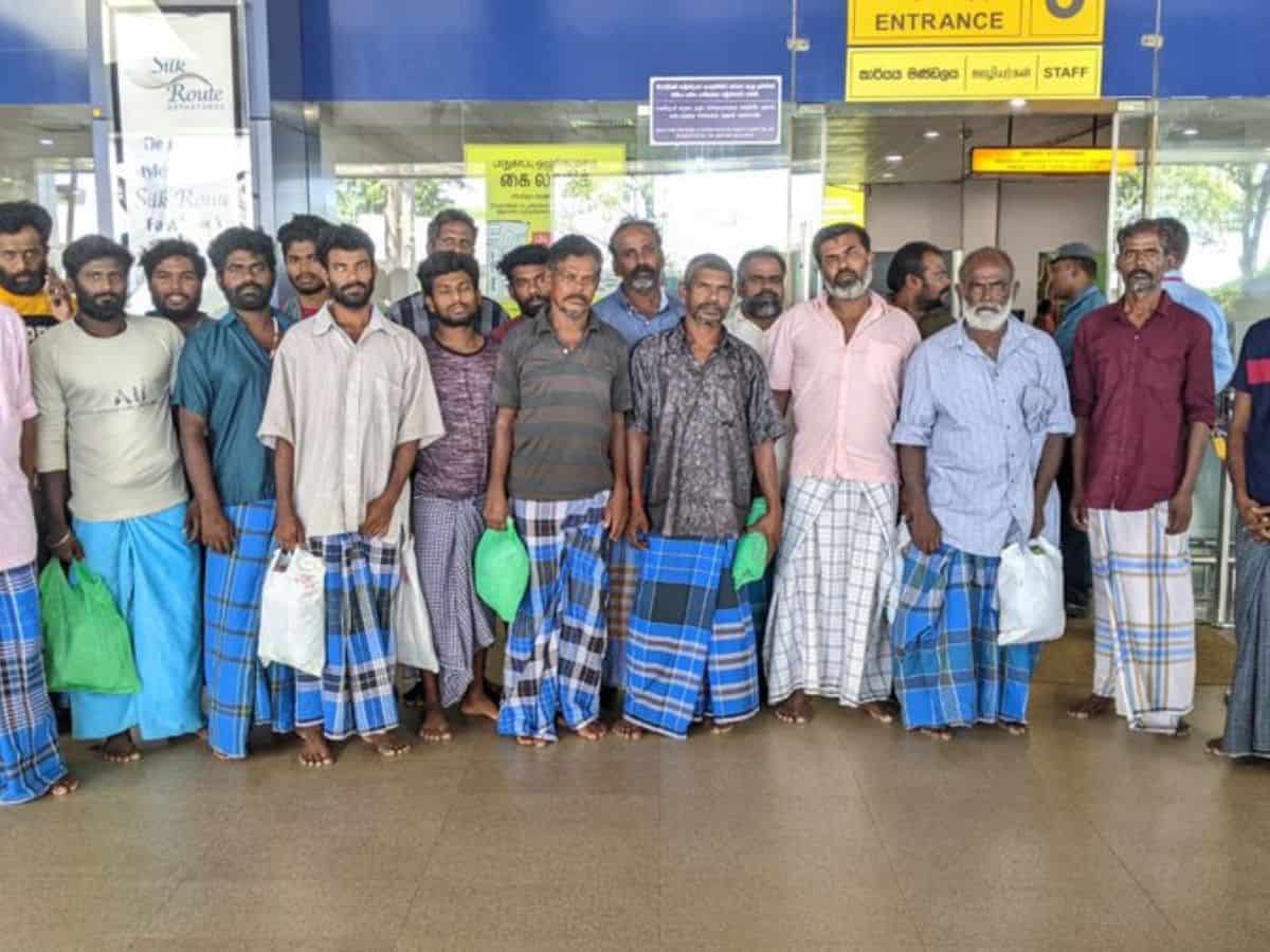 19 Indian fishermen have been repatriated from Sri Lanka (1)