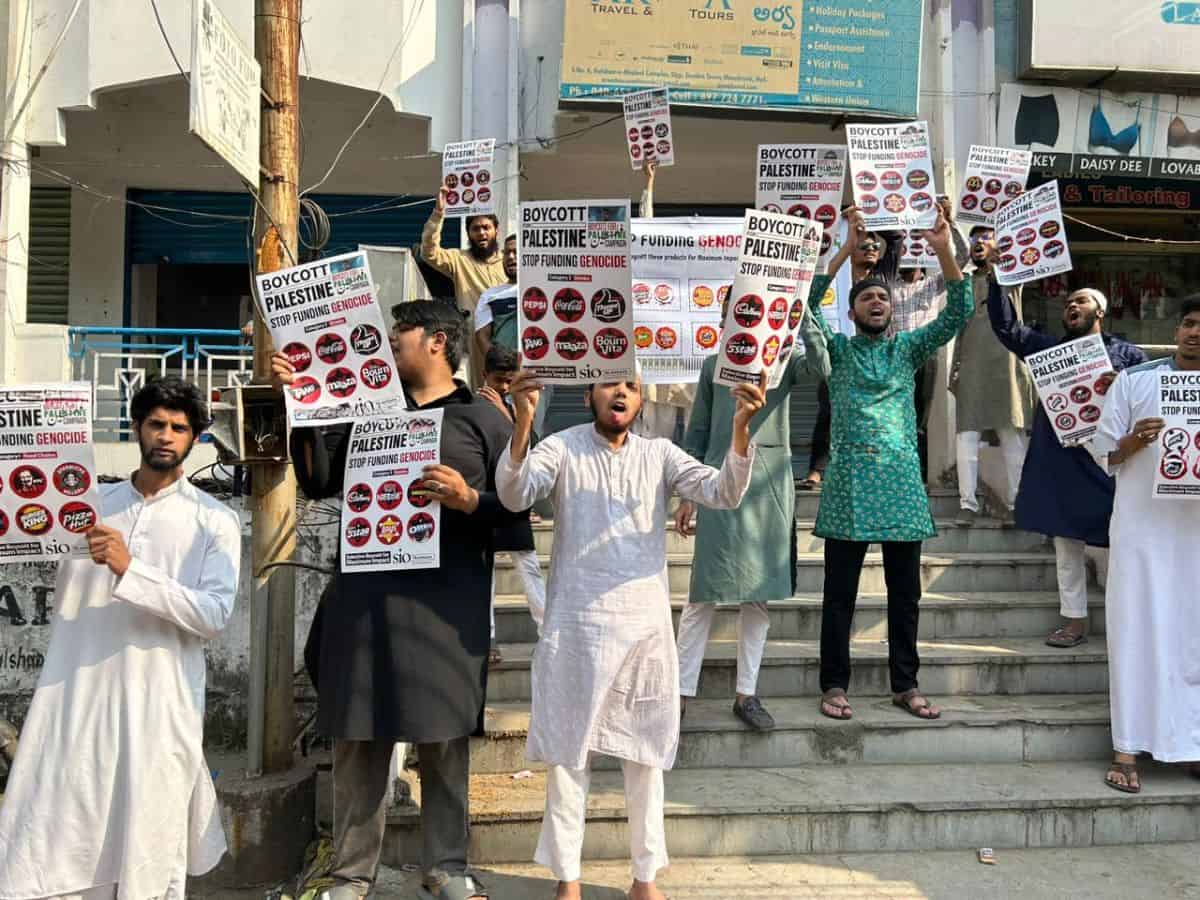 Hyderabad: Student body organises protest against Israel on Al-Quds day