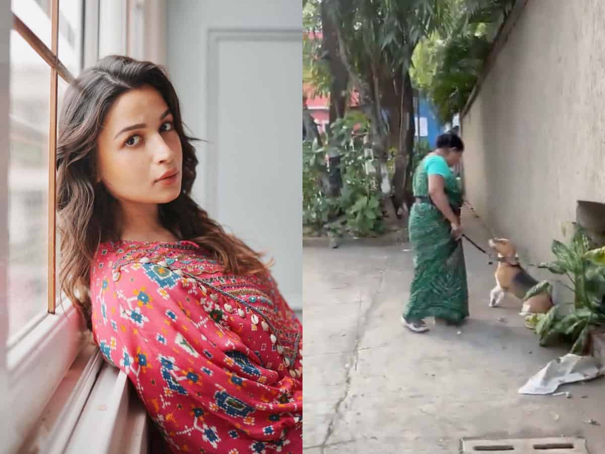 Woman brutally beats pet dog, Alia Bhatt reacts to video