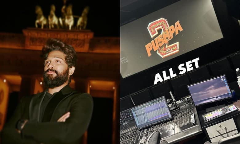 Allu Arjun shares glimpse of dubbing session ahead of teaser release