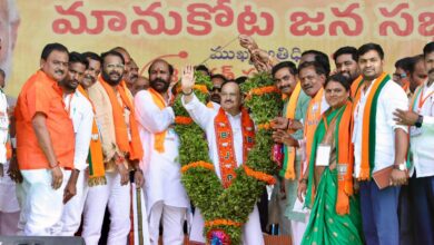 BJP national president JP Nadda in Telangana .