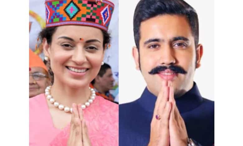 BJP’s Kangana Ranaut and Congress Vikramaditya Singh