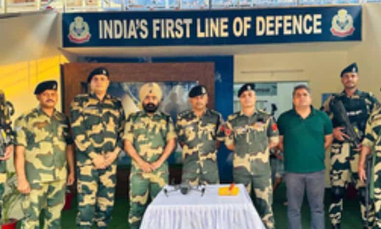 BSF seized a China-made drone near the India-Pakistan border