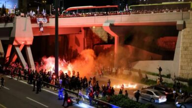 Thousands of Israelis protest against Netanyahu in Jerusalem