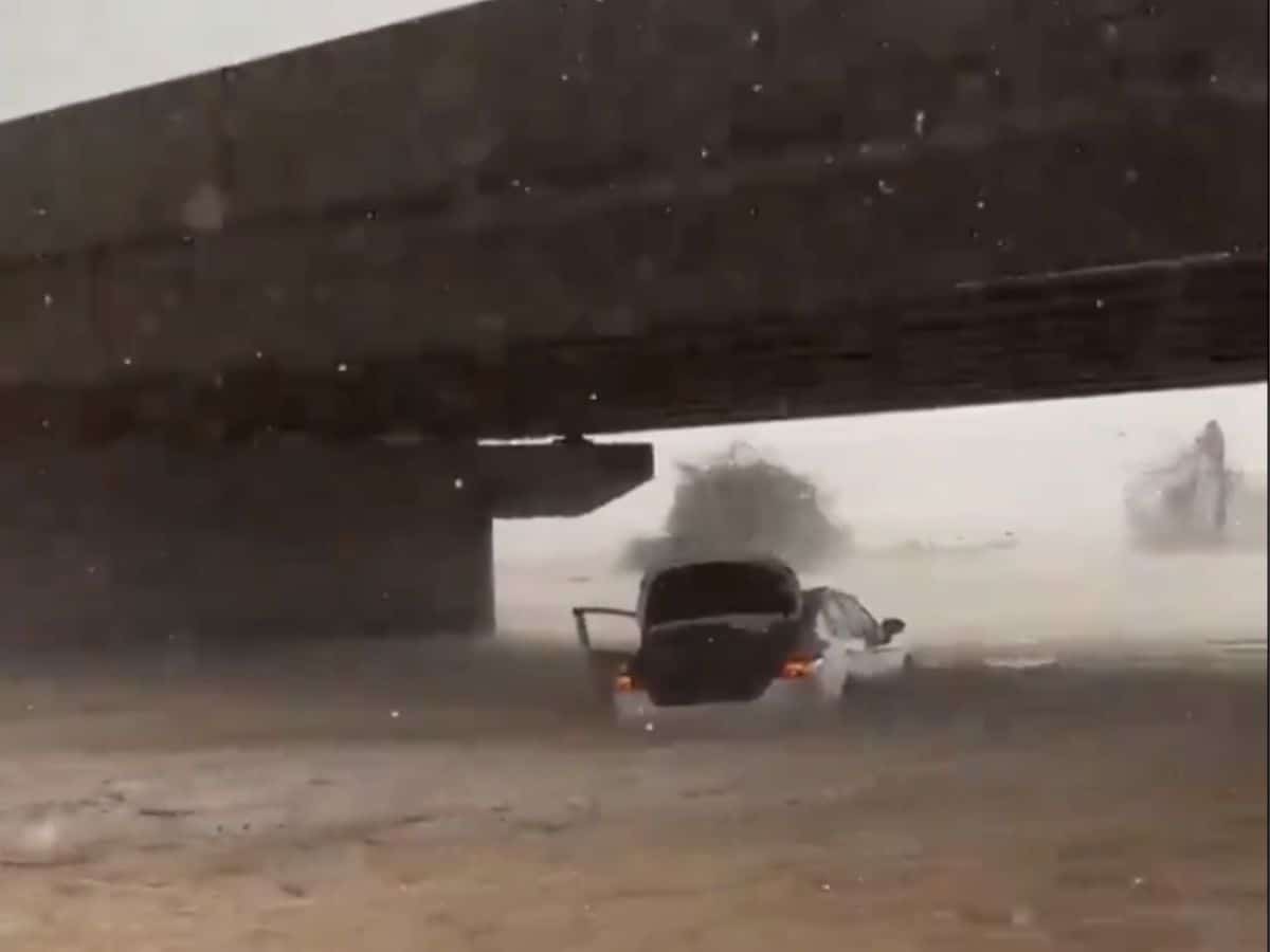 Watch: Deserts transform into oasis as hailstorms leash Saudi Arabia