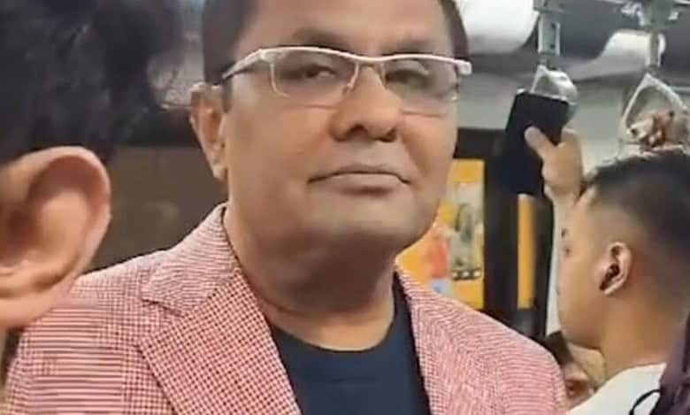 Watch: Dubai-based Indian billionaire travels in metro due to heavy rains