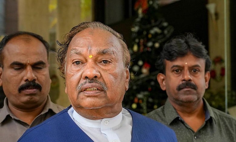 BJP rebel Eshwarappa files nomination as Independent from Shivamogga