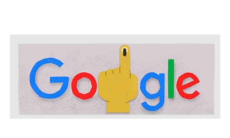Google Doodle marks 2nd phase of general elections with voting symbol