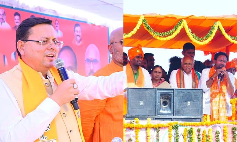 Gujarat CM Bhupendra Patel and Uttarakhand CM Pushkar Singh Dhami