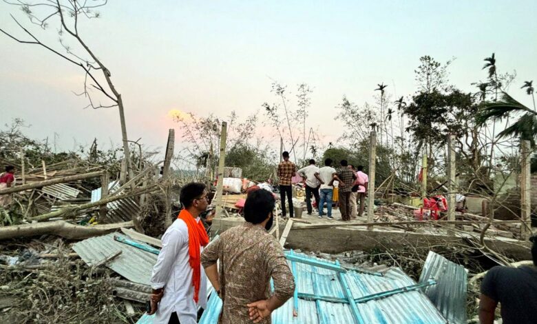 Heavy storm in Jalpaiguri
