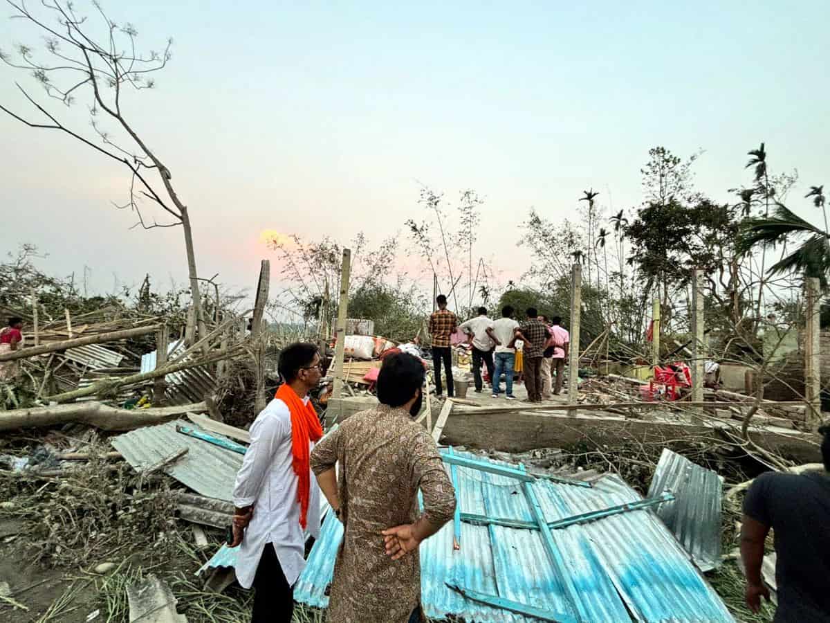 Heavy storm in Jalpaiguri