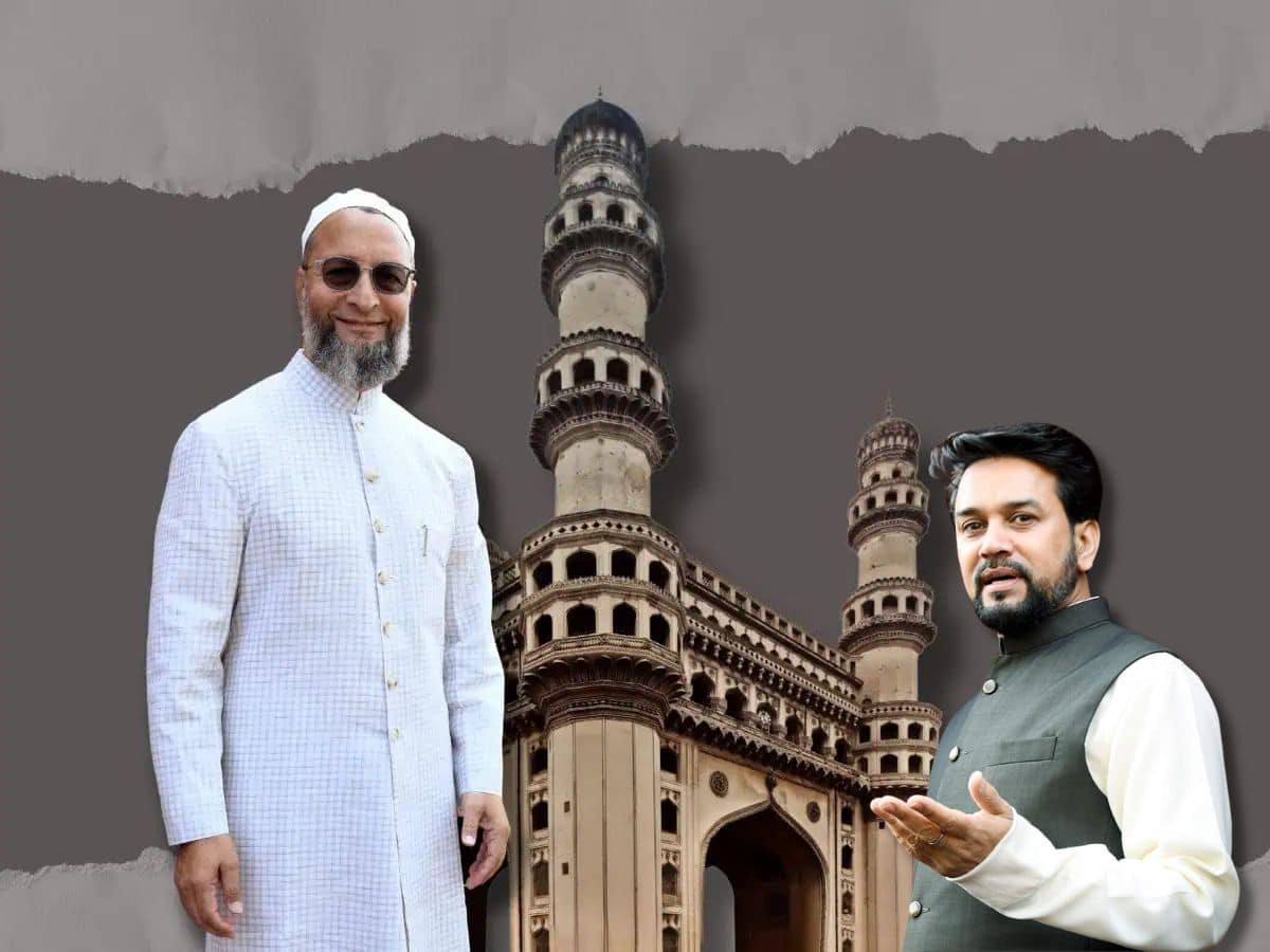 Hyderabad: 'Muh kholunga na...' Asaduddin Owaisi hits out at Anurag Thakur