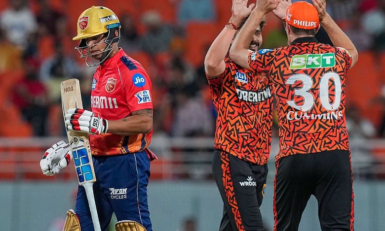 IPL 2024 match between Punjab Kings and Sunrisers Hyderabad