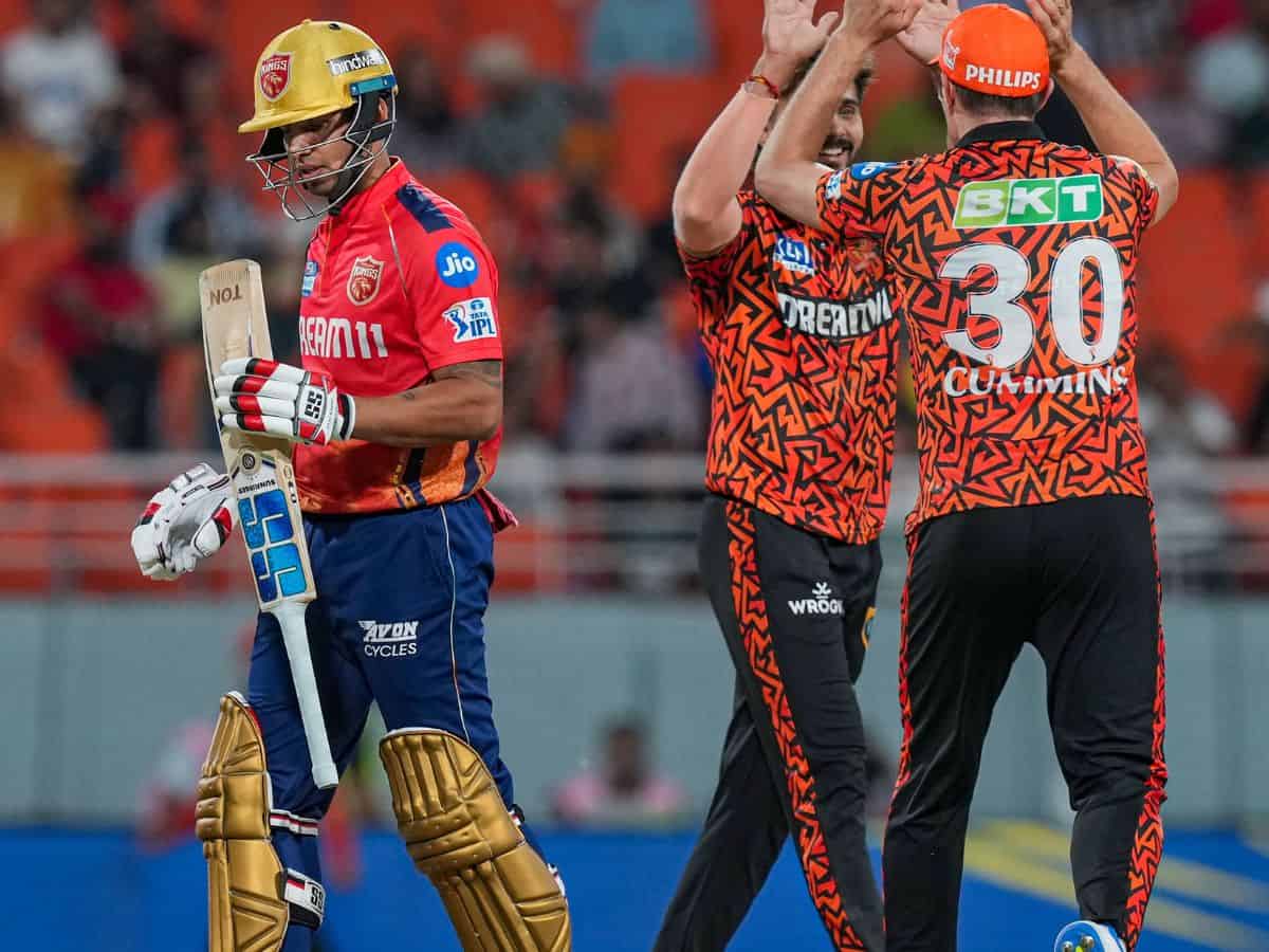 IPL 2024 match between Punjab Kings and Sunrisers Hyderabad