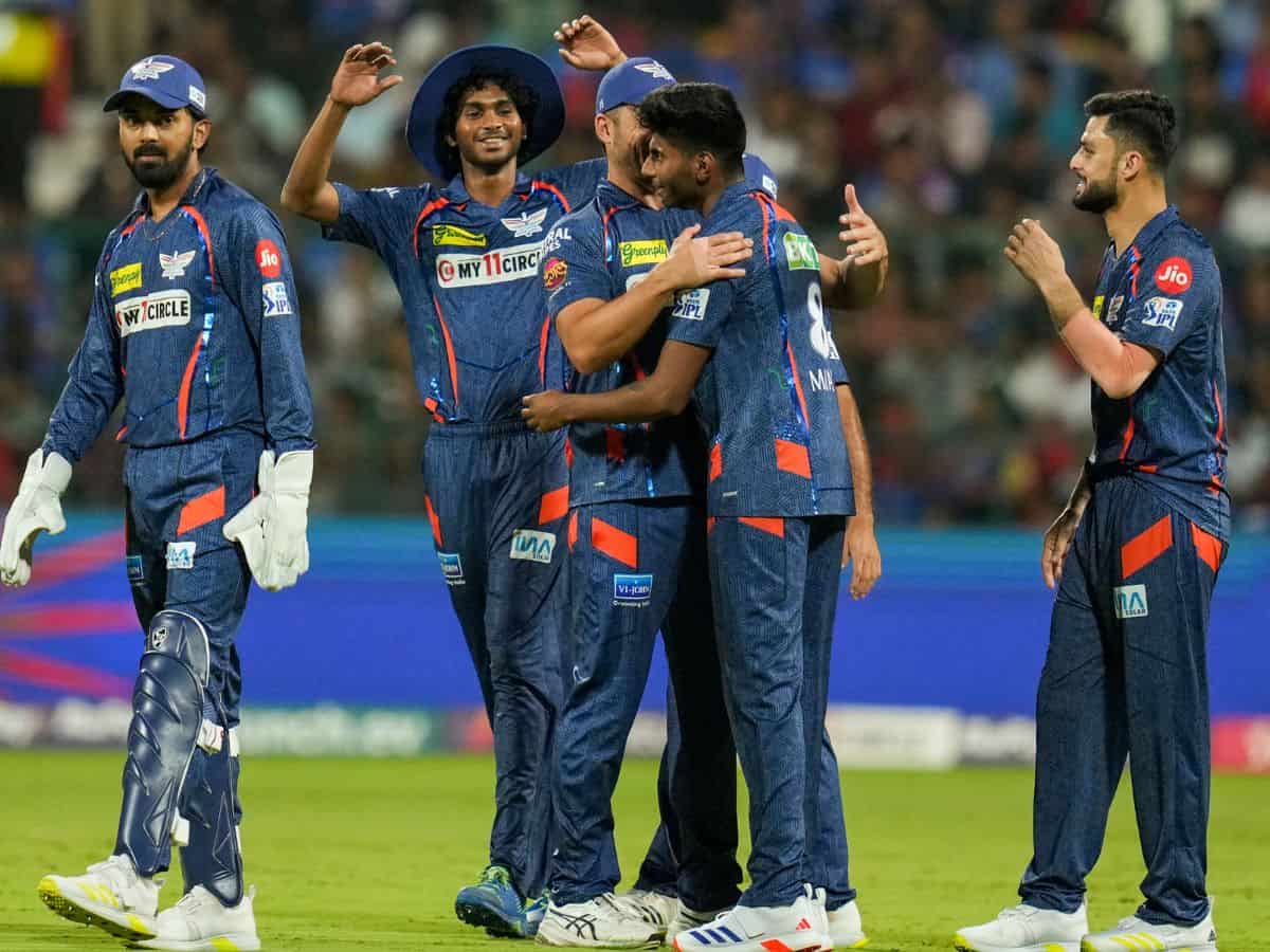 Indian Premier League (IPL) 2024 T20 cricket match between Royal Challengers Bengaluru and Lucknow Super Giants