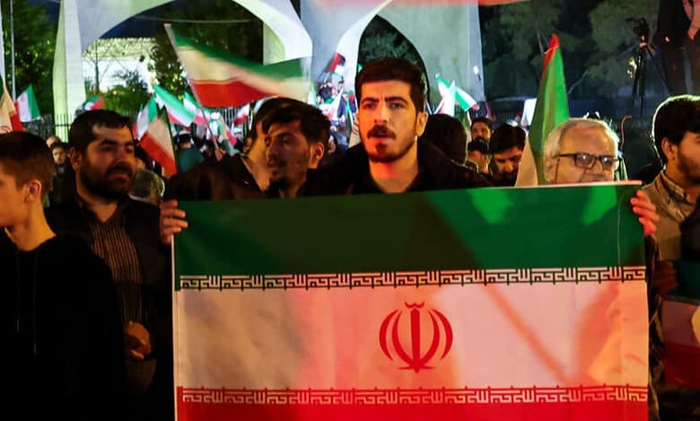 Watch: Iranians celebrate drone attack on Israel