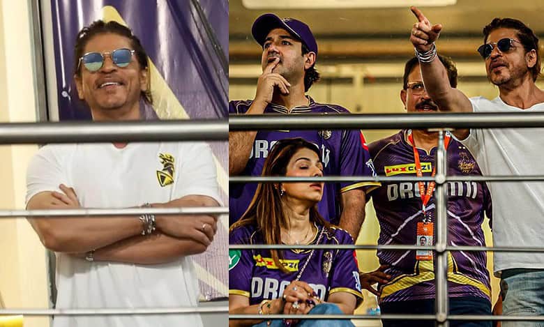 Shah Rukh Khan roots for KKR with his 'Pathaan' director during RR clash