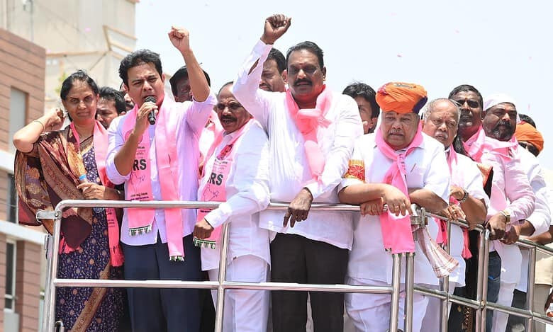 Teach Konda, Ranjith a lesson for ditching BRS: KTR in Chevella
