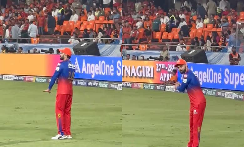 After Marfa, Virat Kohli vibes to DJ Tillu song at Uppal stadium