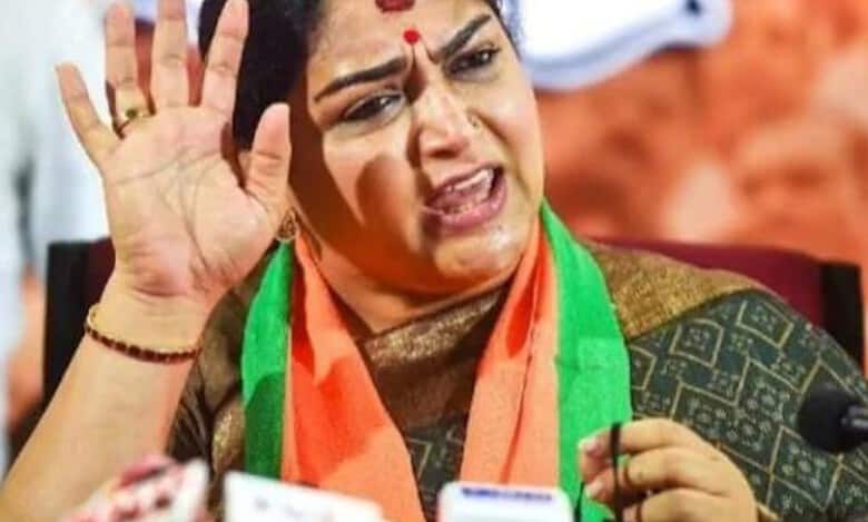 Kushboo Sundar cites health issue to seek 'pause' in LS campaign activities